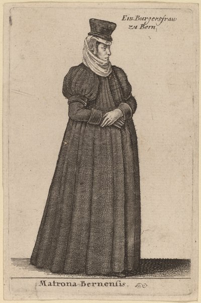 Matrona Bernese av Wenceslaus Hollar