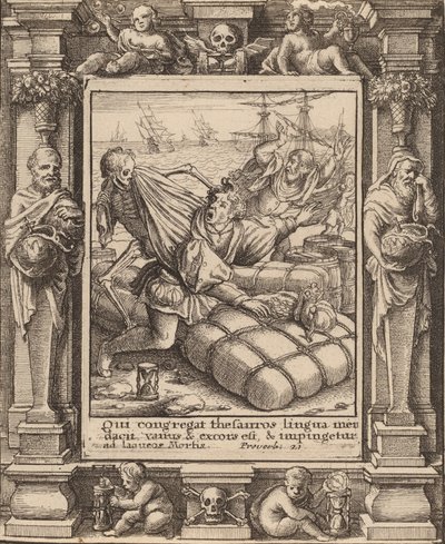 Köpman, 1651. av Wenceslaus Hollar