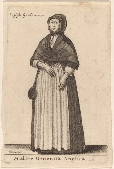 En generös engelsk kvinna av Wenceslaus Hollar