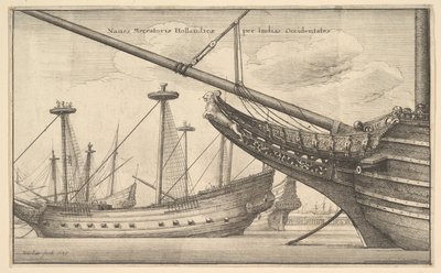 Holländsk västindiefarare, 1647 av Wenceslaus Hollar