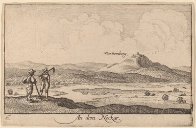 På Neckar av Wenceslaus Hollar