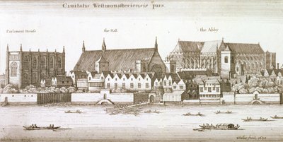 Del av City of Westminster, 1647 av Wenceslaus Hollar