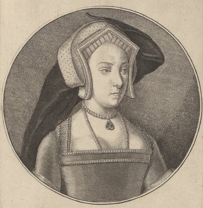 Prinsessan Mary, dotter till Henrik VIII av England, 1647, 1647. av Wenceslaus Hollar