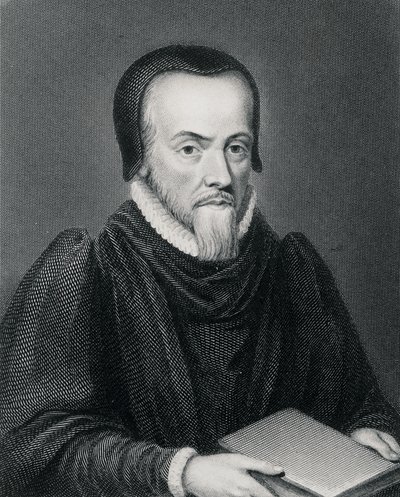 Richard Hooker (ca 1554-1600), graverad av Edward Finden av Wenceslaus Hollar
