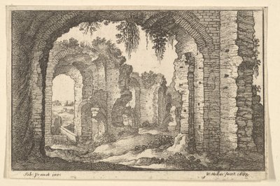 Romerska ruiner, 1673. av Wenceslaus Hollar