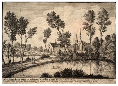 Rothendael kloster. Tillstånd 1 av Wenceslaus Hollar