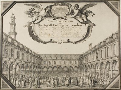 Royal Exchange av Wenceslaus Hollar