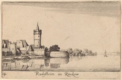 Rudesheim av Wenceslaus Hollar