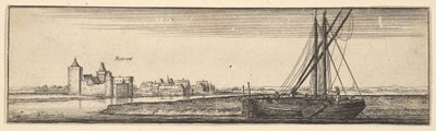 Ruhrort, 1642-44. av Wenceslaus Hollar