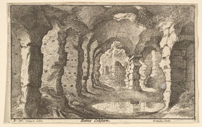 Ruinerna av Colosseum, ca. 1650 av Wenceslaus Hollar