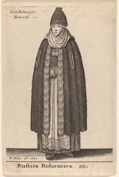 Bohemiskt land av Wenceslaus Hollar