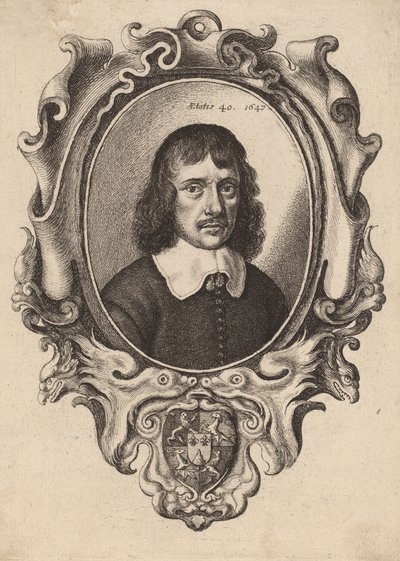 Självporträtt, 1647. av Wenceslaus Hollar
