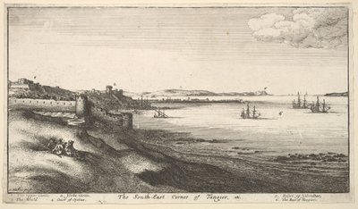 Sydöstra hörnet av Tanger, 1669-73. av Wenceslaus Hollar