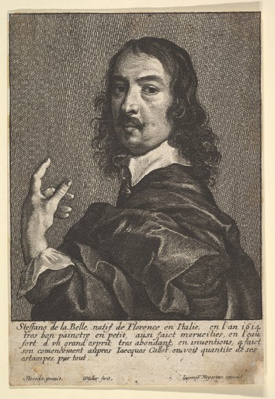 Stefano della Bella, 1649. av Wenceslaus Hollar