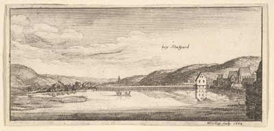 Stuttgart: Sjön, 1663-65. av Wenceslaus Hollar