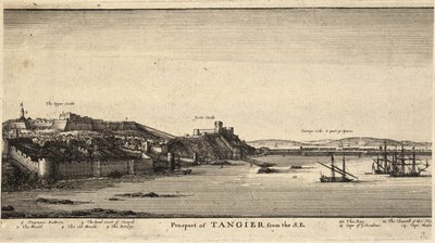 Tangier från S.E.. State 2 av Wenceslaus Hollar