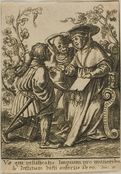 Kardinalen och döden av Wenceslaus Hollar