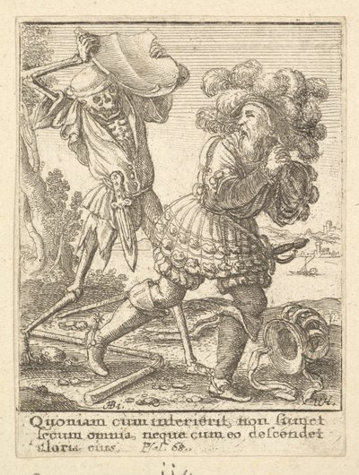 Greven från Dödsdansen, 1651. av Wenceslaus Hollar