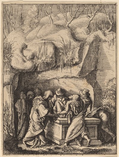 Gravläggningen av Wenceslaus Hollar