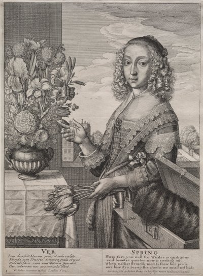 De fyra årstiderna: Våren av Wenceslaus Hollar