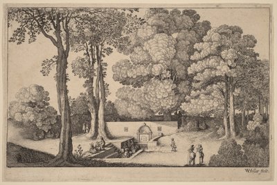 Mineralkällan av Wenceslaus Hollar