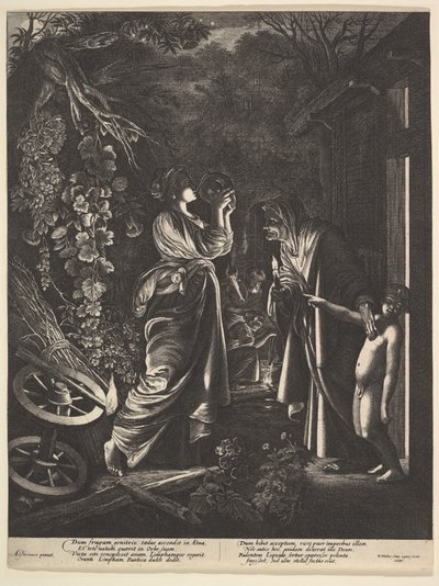 Hånandet av Ceres, 1646. av Wenceslaus Hollar