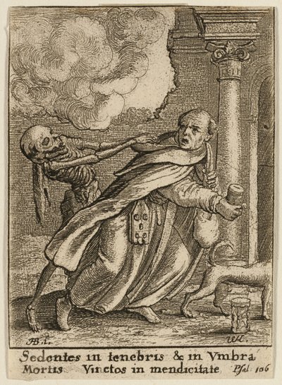 Munken och döden av Wenceslaus Hollar