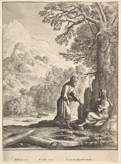 Frestelsen, 1625-77. av Wenceslaus Hollar