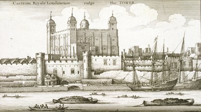 Towern i London, 1647 av Wenceslaus Hollar