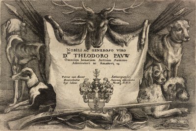 Titel. Tillstånd 3 av Wenceslaus Hollar