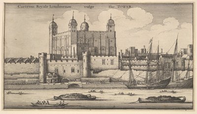 Tower of London, 1625-77. av Wenceslaus Hollar