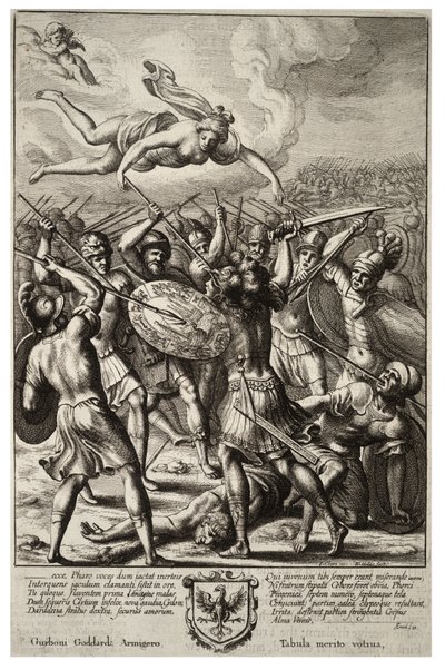 Venus skyddar Aeneas. Tillstånd 2 av Wenceslaus Hollar