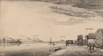 Utsikt över Lewenberg. av Wenceslaus Hollar