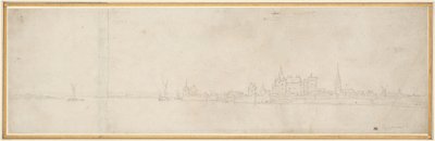 Utsikt över Orsoy av Wenceslaus Hollar