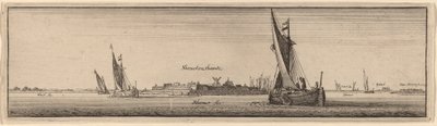 Utsikt över Shenckenschantz, 1647. av Wenceslaus Hollar