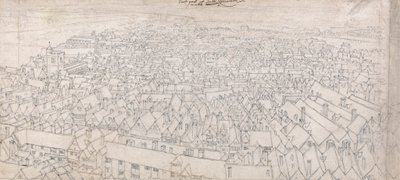 Utsikt över den östra delen av Southwark, med utsikt mot Greenwich av Wenceslaus Hollar