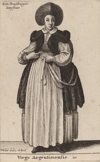Argentinsk jungfru. av Wenceslaus Hollar