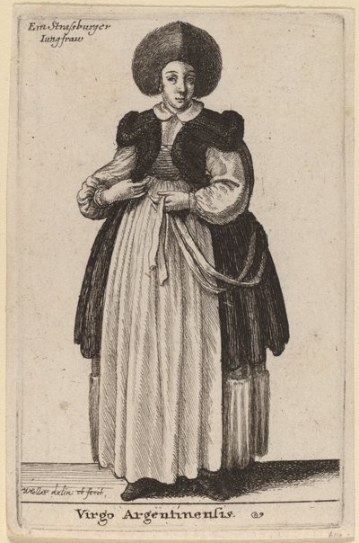 Argentinsk jungfru av Wenceslaus Hollar