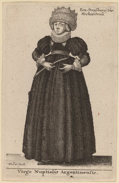 Argentinsk brudjungfru av Wenceslaus Hollar