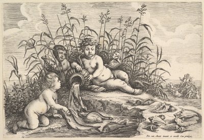 Vatten De fyra elementen, ca. 1647. av Wenceslaus Hollar