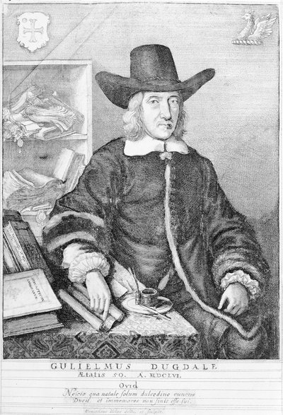 William Dugdale, 1656 swed av Wenceslaus Hollar