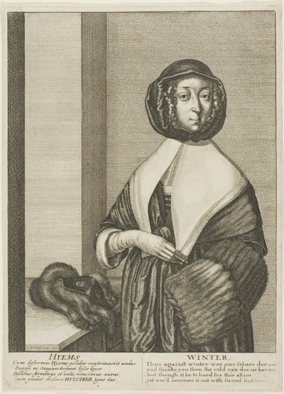 Vinter av Wenceslaus Hollar