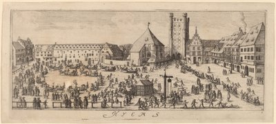 Vinter: Paradplatsen av Wenceslaus Hollar