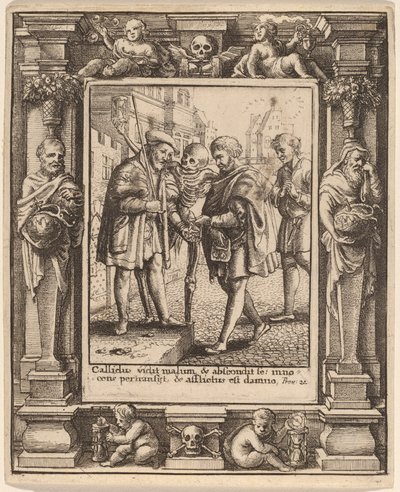 Förespråkare av Wenceslaus Hollar after Hans Holbein the Younger after Abraham van Diepenbeeck