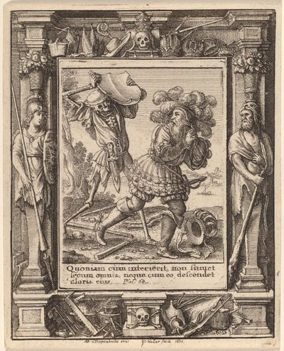 Räkna av Wenceslaus Hollar after Hans Holbein the Younger after Abraham van Diepenbeeck
