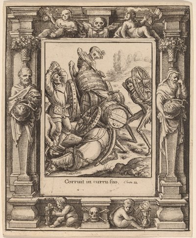Vagnare av Wenceslaus Hollar after Hans Holbein the Younger after Abraham van Diepenbeeck