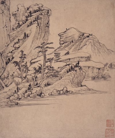 Album av landskapsmålningar av Wencong Yang