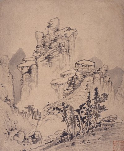Album av landskapsmålningar av Wencong Yang