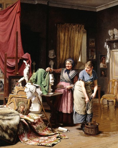 I studion, 1882 av Wenzel Ulrik Tornoe