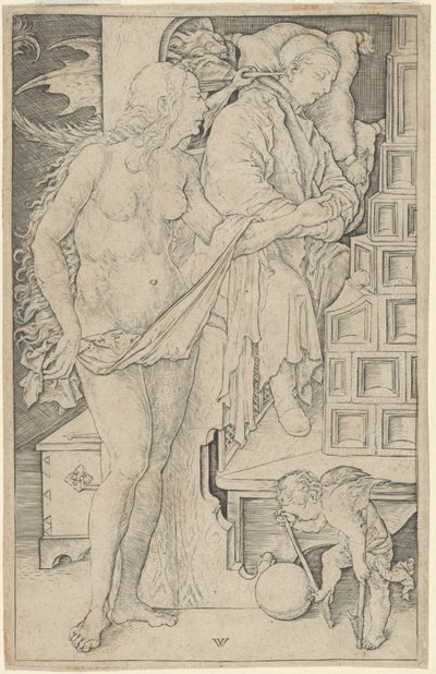 Drömmen om doktorn av Wenzel von Olmutz, after Albrecht Dürer